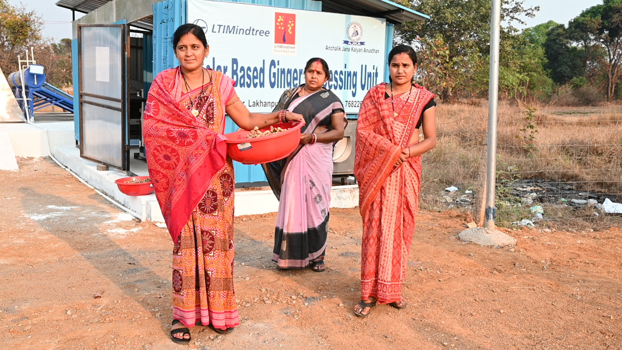 Farmers turn enterpreneurs with solar-powered ginger processing in Odisha
